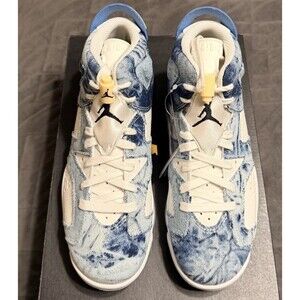 [DM9045-100] Youth Air Jordan Retro 6 (GS) 'Washed Denim'